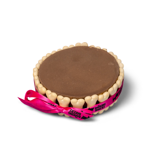 Carob Yoghurt Topped Pawty Cake for Dogs
