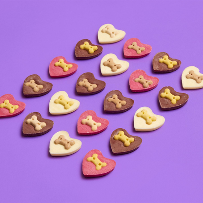 Yappy Woofmas Doggy Yoghurt Heart Shaped Drops
