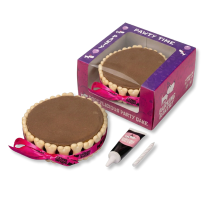Carob Yoghurt Topped Pawty Cake for Dogs