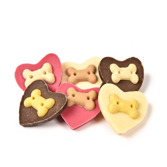 Doggy Yoghurt Heart Shaped Drops