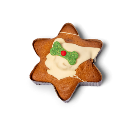 Yappy Woofmas Christmas Star Cake for Dogs