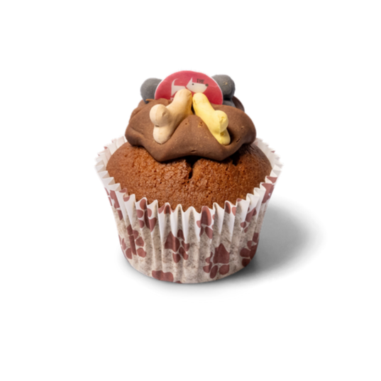 Carob Woofin with Carob Frosting (Dog Friendly Chocolate)
