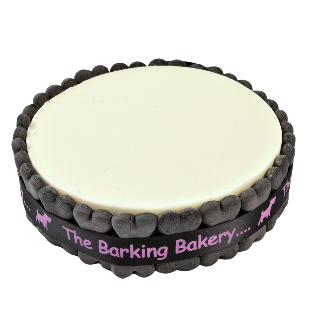 Vanilla Yoghurt Topped Pawty Cake for Dogs