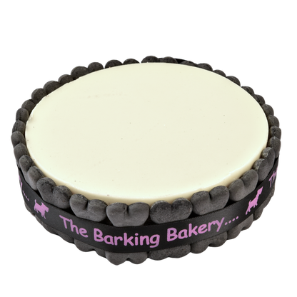 Vanilla Yoghurt Topped Pawty Cake for Dogs